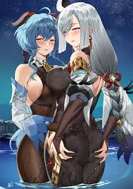 Ganyu and Shenhe (Club 3)[Genshin Impact] : rrule34