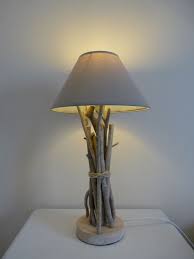 Lampe De Chevet En Bois Flotte Driftwood Lamp Lampe Bois Lampe De Chevet Bois Decoration Bois Flotte