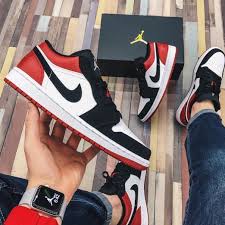 Red Black White Jordan 1 Low Black Toe New In Nike Air Jordan 1 Low Black Toe Premium Original Rp 840 000 Include Box Size 39 40 41 42 43 44 4 Sneakers Air Jordans Air Jordan Shoes