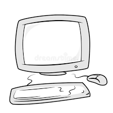 Black And White Computer Mouse Clipart Computer The Simple Computer With Keyboard And Mouse Aff Simple Computer Computer Mouse Keyboard A Technology Background Computer