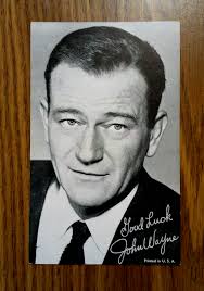 1947-52 Exhibits "Good Luck" John Wayne VG-EX+ ⚾