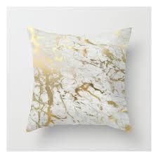 Gold Marble Throw Pillow 20 Liked On Polyvore Featuring Home Home Decor Throw Pillows Pillows Gold Toss Marble Pillow Gold Throw Pillows Throw Pillows