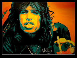 Jaded, Steven Tyler, Signed By Stacey Wells, Original ArtworkROCK STAR  gallery