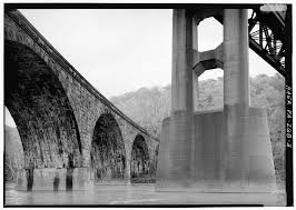 pennsylvania railroad west tunnel viaduct spanning