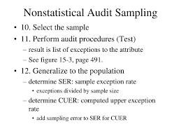 What is the allowance for sampling risk included in the computed upper deviation rate? Ppt Audit Sampling Powerpoint Presentation Free Download Id 4012319