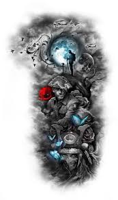 Best Half Sleeve Tattoos Soldier Blue Butterflies Moon Warrior Black And White Sketch Half Sleeve Tattoo Tattoo Sleeve Men Tattoo Sleeve Designs