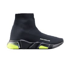 Balenciaga Socks Black And Yellow Balenciaga Speed Trainers Black Green In 2020 Balenciaga Speed Trainer Balenciaga Blue Orange