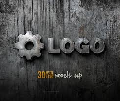 Free 3d Metal Logo Mockup Psd Free Logo Mockup Psd Metallic Logo Logo Mockups Psd