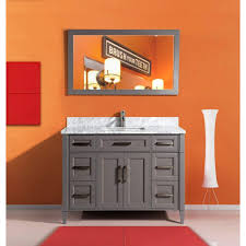 Home depot 60 inch bathroom vanity. Vanity Art Savona 60 Inch Vanity In Grey With Single Basin Vanity Top In White And Grey Ma The Home Depot Canada