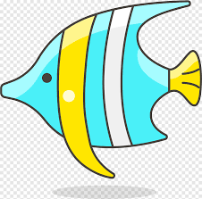 Warna sisiknya hitam dengan percikan biru. Kartun Ikan Tropis Ikan Tropis Sederhana Yang Indah Cinta Mamalia Laut Png Pngegg