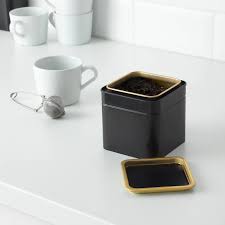 Blomning Coffee Tea Canister Length 4 Ikea In 2020 Tea Canisters Coffee Canister Tea Tins
