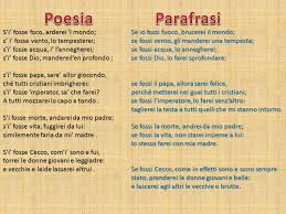 Miglior redattore di articoli disponibile online. Parafrasi Della Poesia Se Tu Fossi Poesie Image