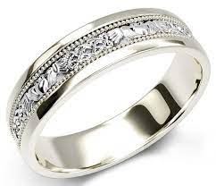 White Gold Claddagh Celtic Wedding Band Ring Set Celtic Wedding Ring Sets Rings Mens Wedding Bands Mens Wedding Rings