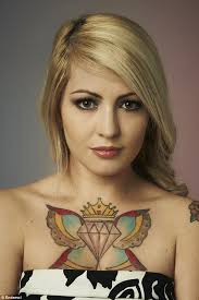 My tattoos tell my story. Lissani Reveals Regrets Over Giant Tattoo On Her Chest Daily Mail Online