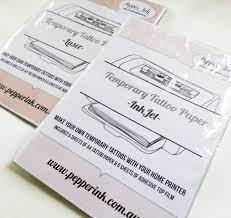 Diy Temporary Tattoo Paper Make Your Own Tattoos Print Tattoo On Your Home Laser Or Inkjet Printer Diy Temporary Tattoos Temporary Tattoo Paper Tattoo Paper