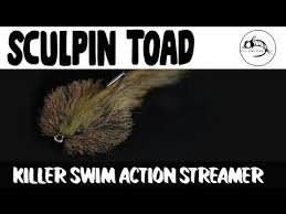 Sculpin Toad Streamer Midcurrent In 2020 Streamers Realistic Toad