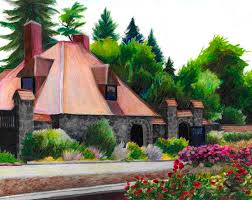 Experiment with deviantart's own digital drawing tools. Garden House Drawing By Michelle Brooksbank