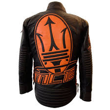 Black And Orange Motorcycle Jacket Http Www Loganriese Com Custom Jackets Black And Orange Leather Jacket With Images Orange Leather Jacket Leather Jacket Jackets
