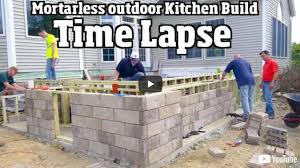 How much was the thin brick? Diy Outdoor Kitchen Build With Before And After Time Lapse Belgard