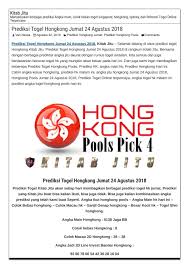 Check spelling or type a new query. Prediksi Togel Hongkong Jumat 24 Agustus 2018 By Suma Camsom Issuu