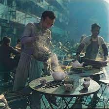 1950s年代香港民生街景黑白光影照 colorized色彩版 歷史時空 hong kong nostalgic kong