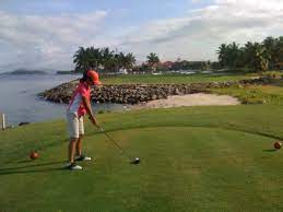 Golf course & country club in kota kinabalu. On Course Training At The Signature Hole At Sutera Harbour Picture Of The Golf Academy Borneo Kota Kinabalu Tripadvisor