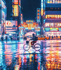 Neon Lights Of Dōtonbori In Osaka Japan Landscape Photography Urban Landscape Anime Scenery