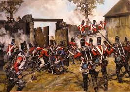 Hougomont Chateau Was Successfully Defended By The Coldstream Guards The Scots Guards And The Nassau Continge Military Art Coldstream Guards Battle Of Waterloo