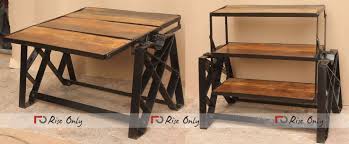 Convertible Coffee Table Recycled Wood Furniture Vintage Industrial Furniture Furniture