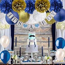 Get the best deals on graduation party balloons, decorations. Royal Blue Gold Cream Party Decorations Buy Online In Bahrain At Desertcart