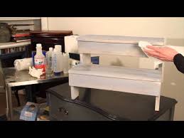 Layering Technique and Distressing Annie Sloan Chalk Paint Child's Step  Stool