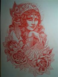 Pin On In Your Skin Gypsy drawing at getdrawings | free download. pinterest