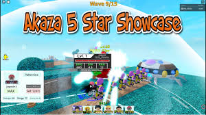 Skincrates in tower defense simulator are items used to unlock skins for towers. Akaza Patternine 5 Star Showcase All Star Tower Defense Youtube