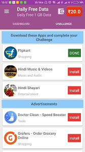 Get 3gb airtel free internet with airtel tv app apk valid for 7days stream movies online with tv app or download my airtel app enjoy 1gb free internet data. Daily Free 1 Gb Data For Android Apk Download