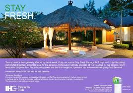 Stay Fresh Package Email Reservation Batam Ihg Com