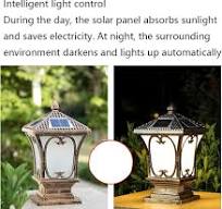 Amazon.com: RCIDOS Solar Post Lights Outdoor Patio Pillar ...
