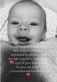 I Hope His Mum Knows I Will Love Him Forever