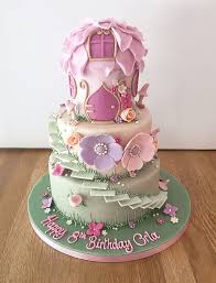 Fairy House Birthday Cake Fairy Birthday Cake Birthday Cake Kids Girls Fairy House Cake
