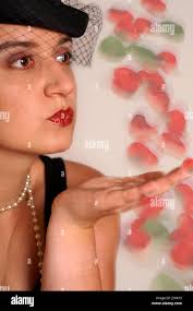 Hat with veil hi-res stock photography and images