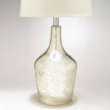Mercury Glass Etched Table Lamp Base World Market