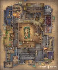 Thief Guild Hideout Dnd Battlemap Fantasy City Map Tabletop Rpg Maps Fantasy City
