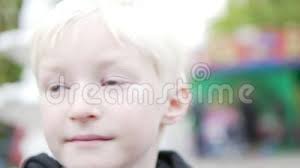 Genetic predisposition with relation to ph and cysteine levels of melanosomes. Boy With White Hair Close Up Stock Footage Video Of White Pretty 128908658