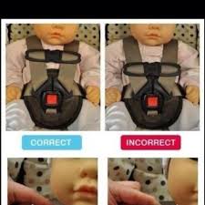Chest Clip Should Be On The Chest Not Stomach Car Seats Baby Car Seats Carseat Safety