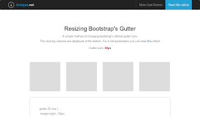 A Quick Guide To Resizing Bootstrap S Gutter Width Fribly Coding Tutorials Gutter Web Development