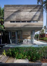 S Shaped Concrete Slabs Form This Bunjob House By Npda Studio At Phangan Island In Thailand