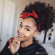 It is easy to do and is here the hairs have been combed and collected at the top of the head and then the ponytail has been made by tying the hairs with a band at the base. Brazilian Hair Puff African American Afro Short Kinky Curly Elastic Band Remy Drawstring Ponytail Hair Extensions With Clips 120g Long Hair In Ponytail Long Hair In A Ponytail From Divaswigszhou 42 58 Dhgate Com