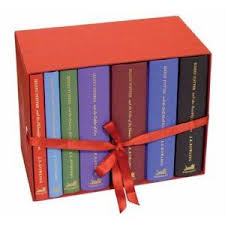 Harry Potter Books 1 7 Deluxe British Edition The British Edition Is So Much More Intelligent Th Harry Potter Box Set Harry Potter Uk Harry Potter Books Series