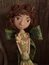 Francine: Calico Angel Art Doll, Angel Figurine