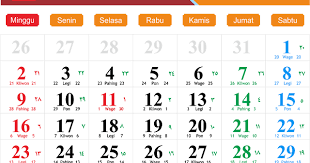 Ona je završila i počela s ponedjeljak. Kalender 2018 Bulan September