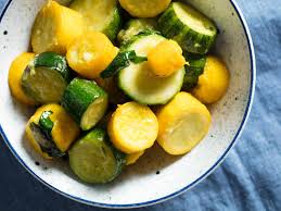 To make the zucchini fries, dip each spear in egg, then roll in the breadcrumb mixture and place on the prepared tray. 25 Zucchini Recipes To Say Goodbye To The Summer Bounty